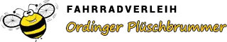 Fahrradverleih Ordinger Plüschbrummer Logo